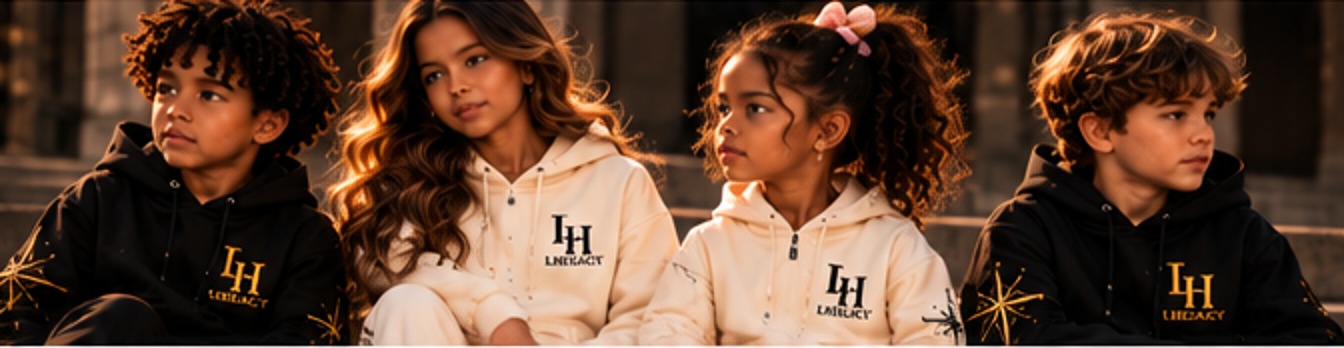 LHEGACY children's fashion campaign